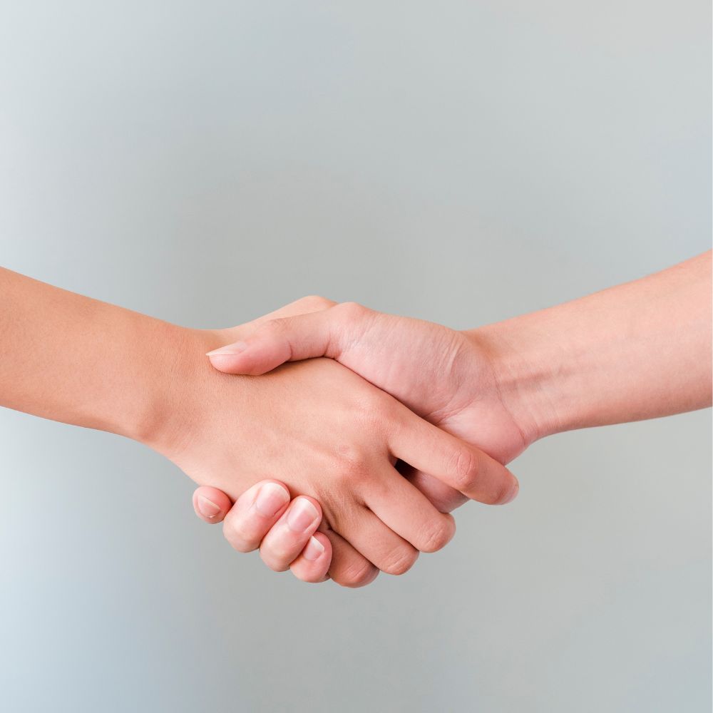 Shaking hands Roof